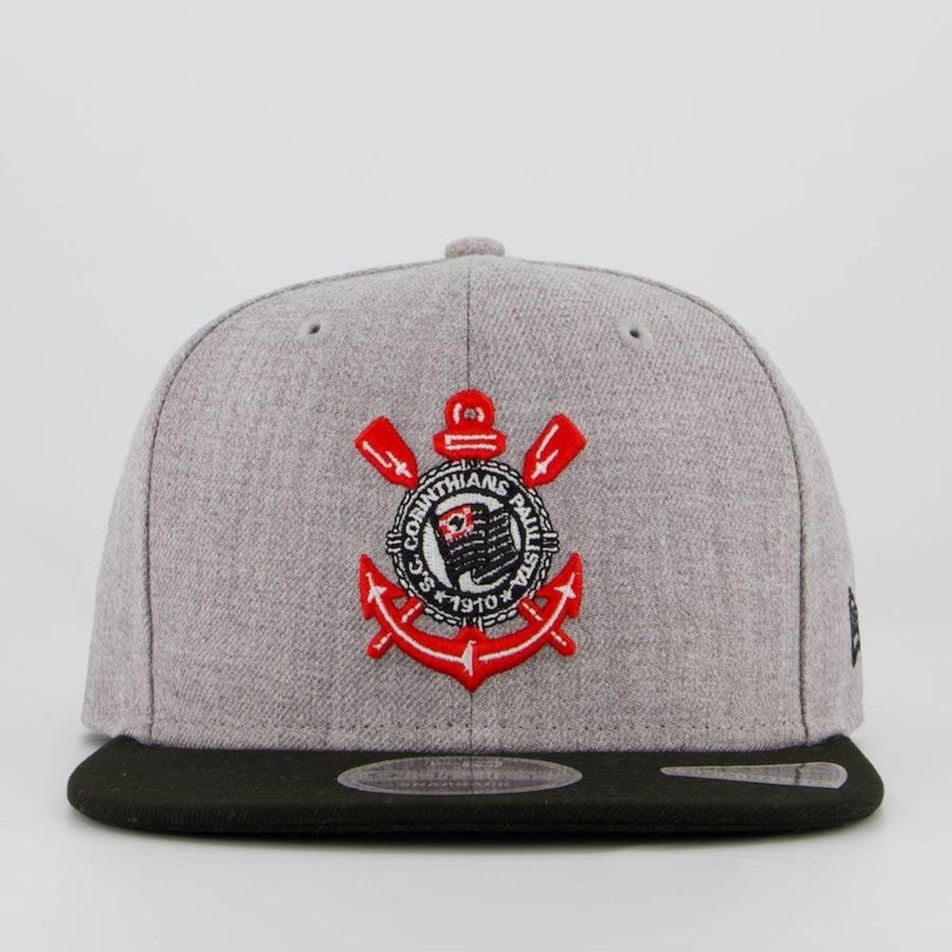 Boné Aba Curva New Era Corinthians - Snapback - Adulto - Foto 2