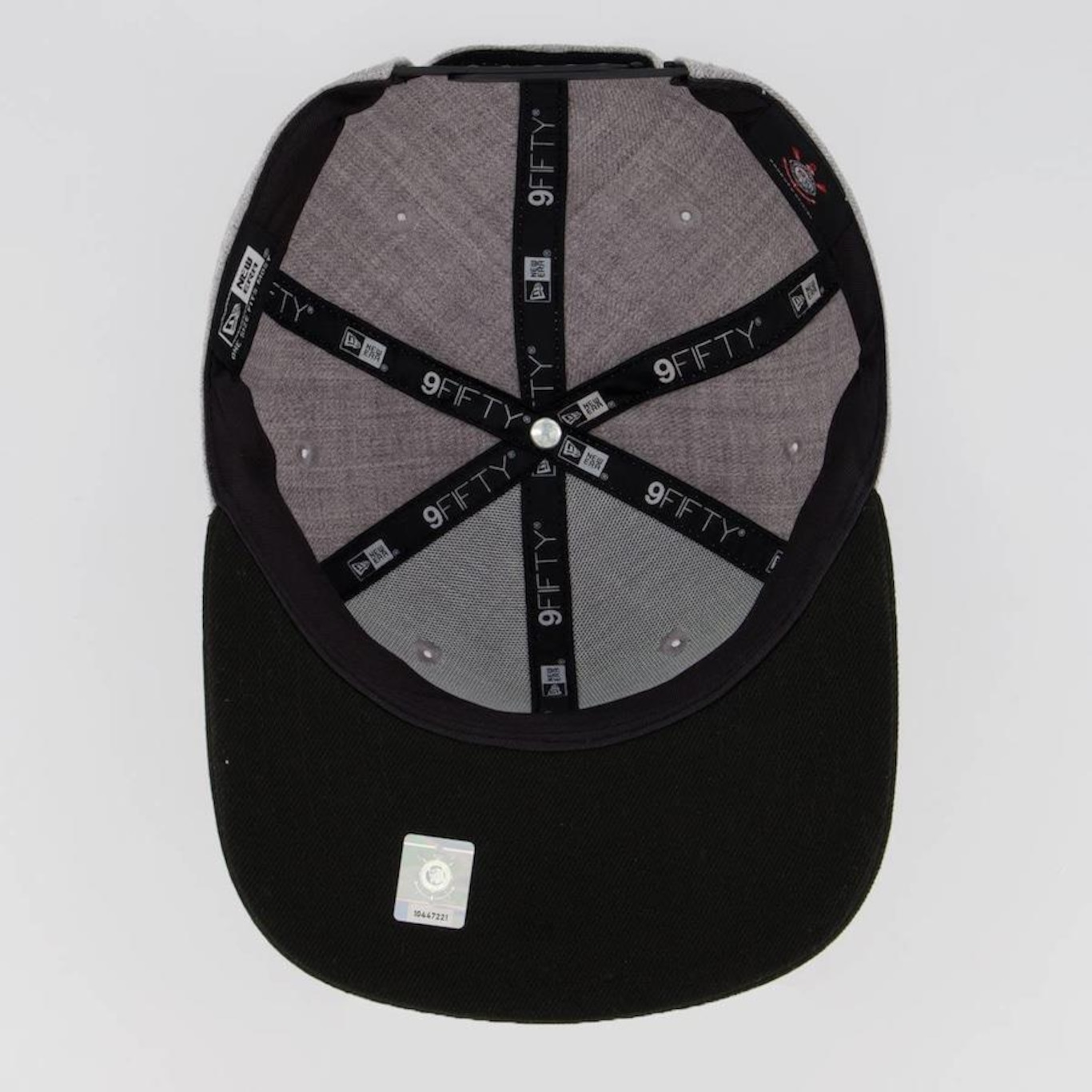 Boné Aba Curva New Era Corinthians - Snapback - Adulto - Foto 4