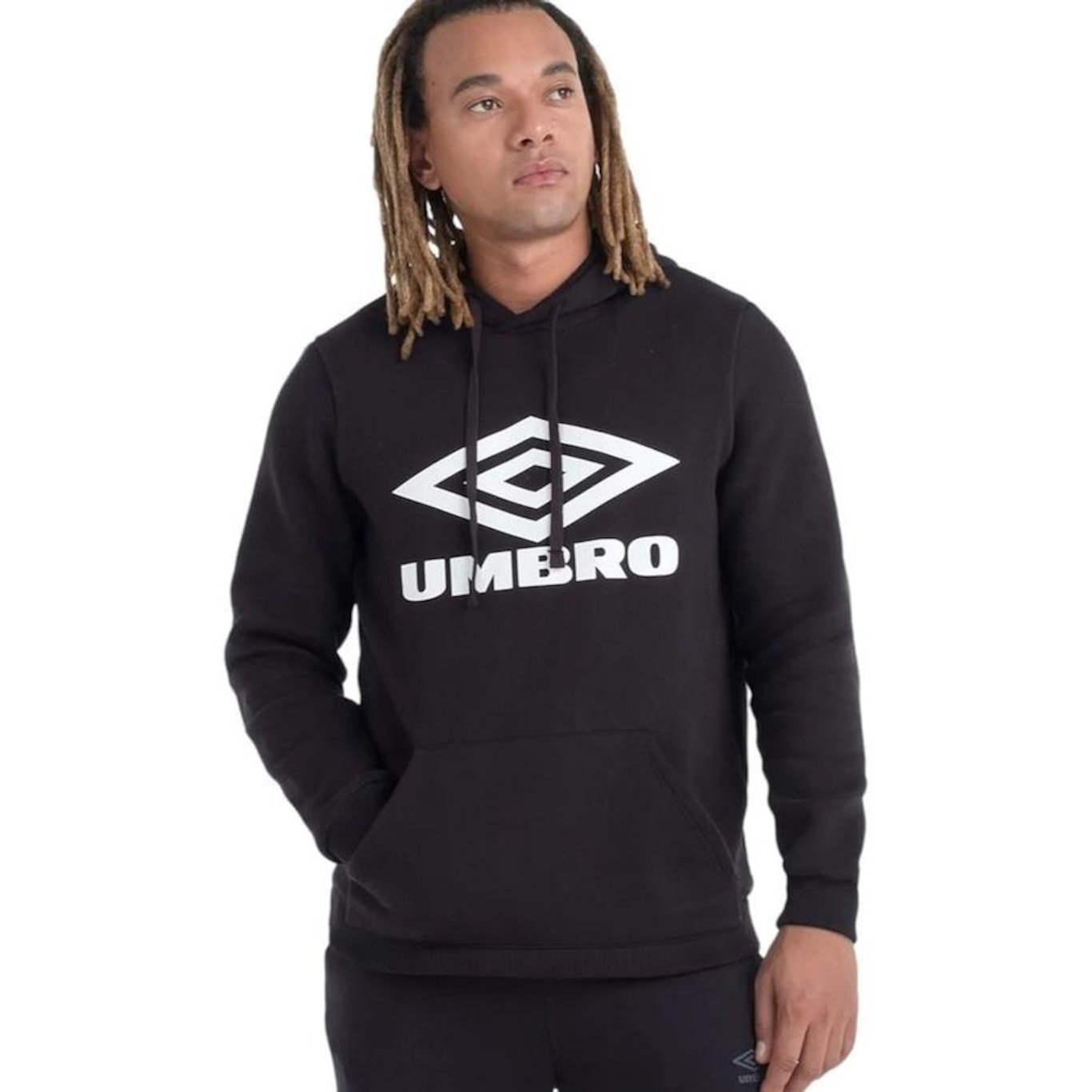 Blusão de Moletom com Capuz Umbro Diamond Essential - Masculino - Foto 1