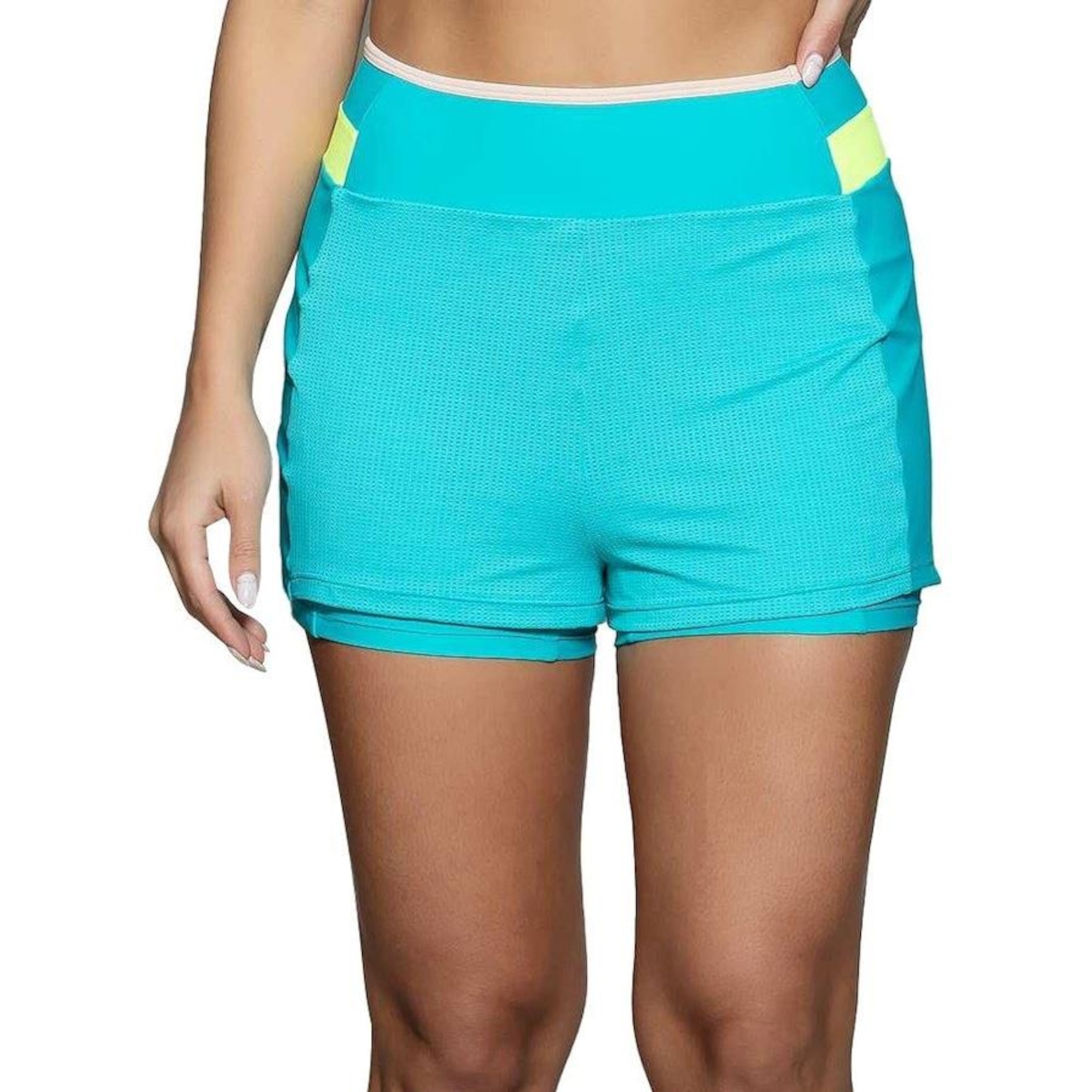 Shorts 2 em 1 Run More Go Beyond - Feminino - Foto 1