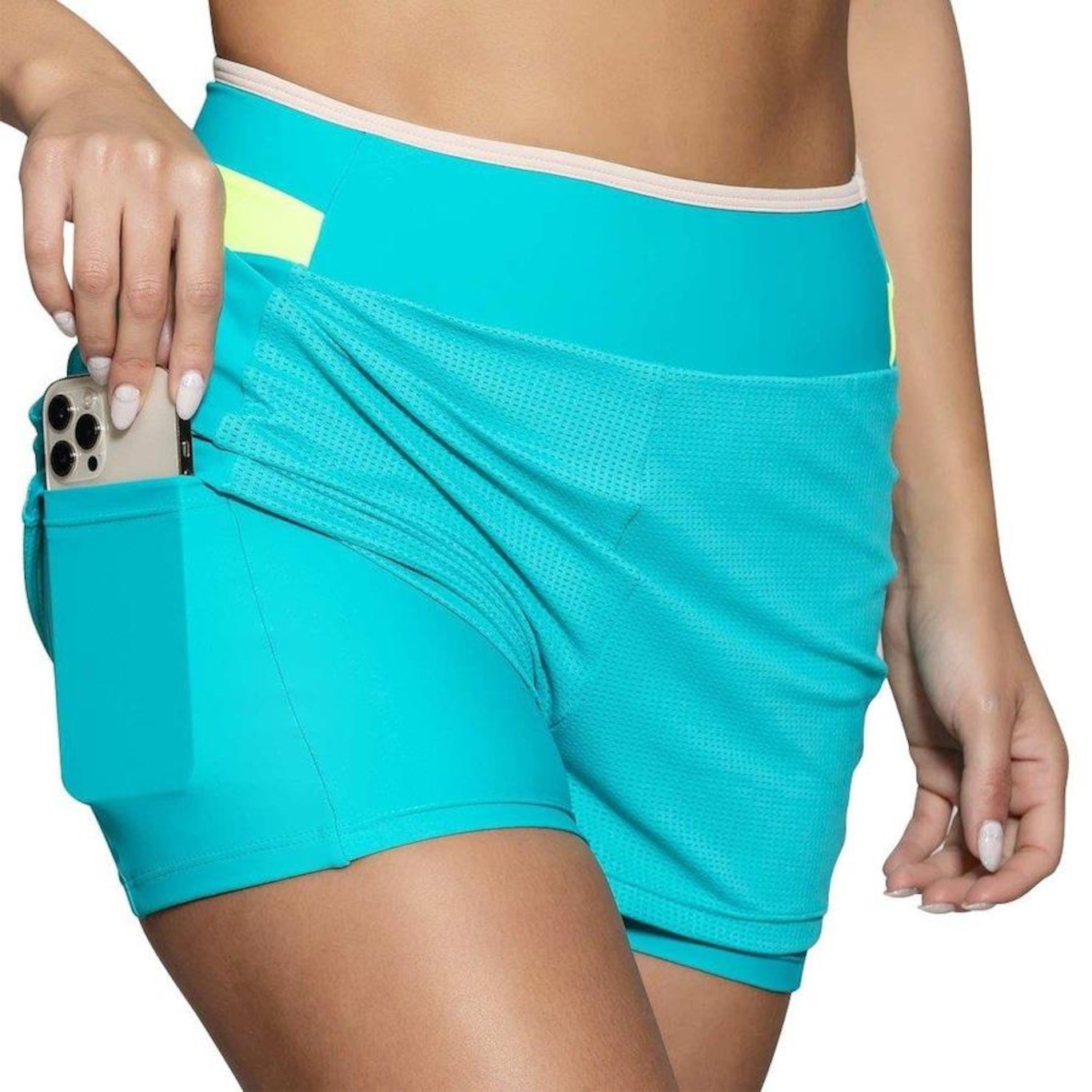 Shorts 2 em 1 Run More Go Beyond - Feminino - Foto 3