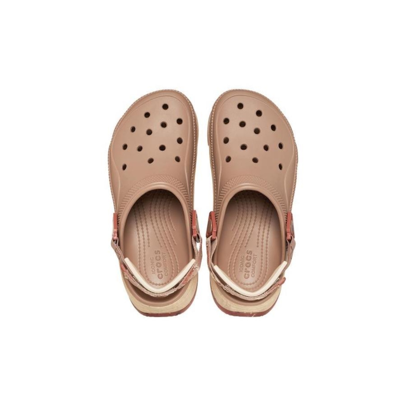 Sandália Crocs Hiker Xcsp Clog Latte - Adulto - Foto 5