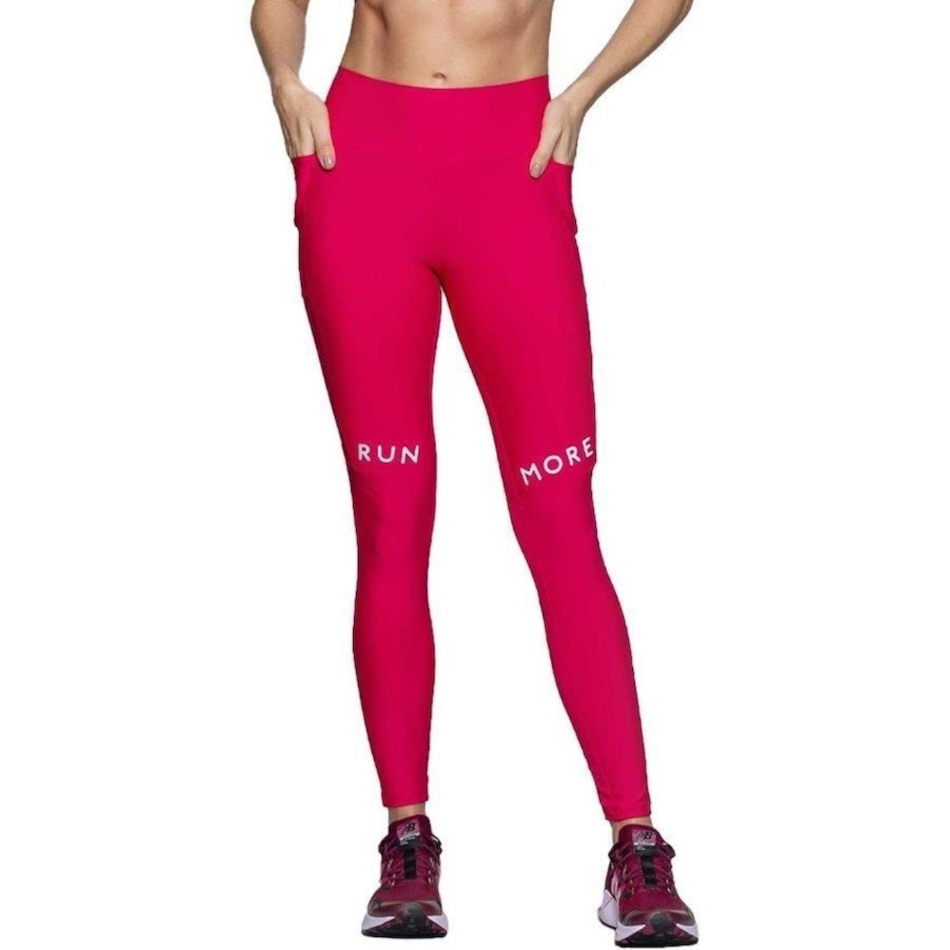 Calça Legging Run More Power Pace - Feminina - Foto 1