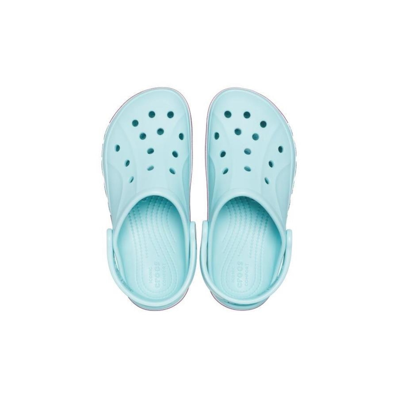 Sandália Crocs Classic Rainbow Glitter Clog T Pure Water - Infantil - Foto 5