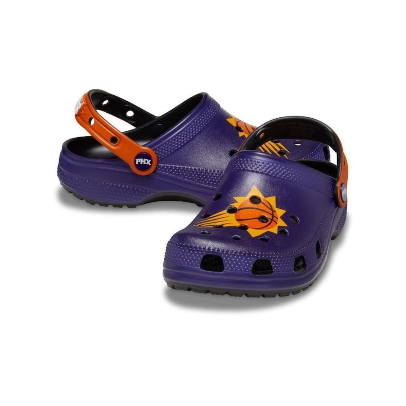 Sandália Crocs NBA Phoenix Suns Classic Clog - Adulto - Foto 4