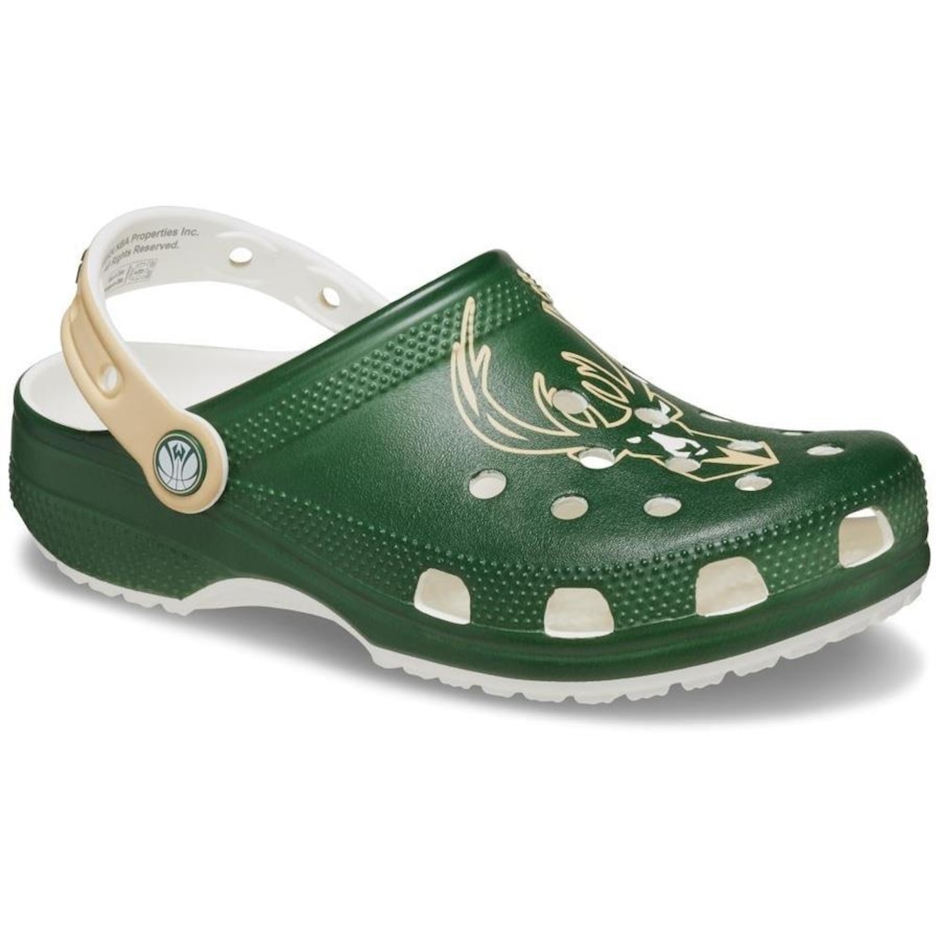 Sandálias Crocs NBA Milwaukee Bucks Clog - Adulto - Foto 2