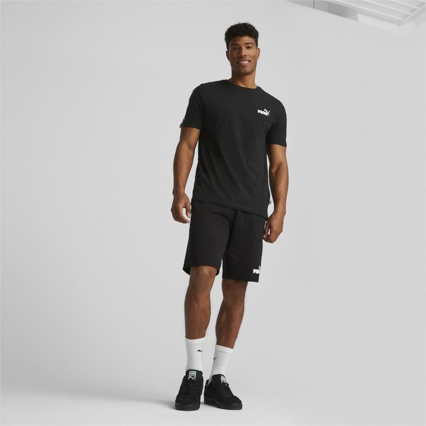 Camiseta Puma Essentials+ Tape - Masculina - Foto 6