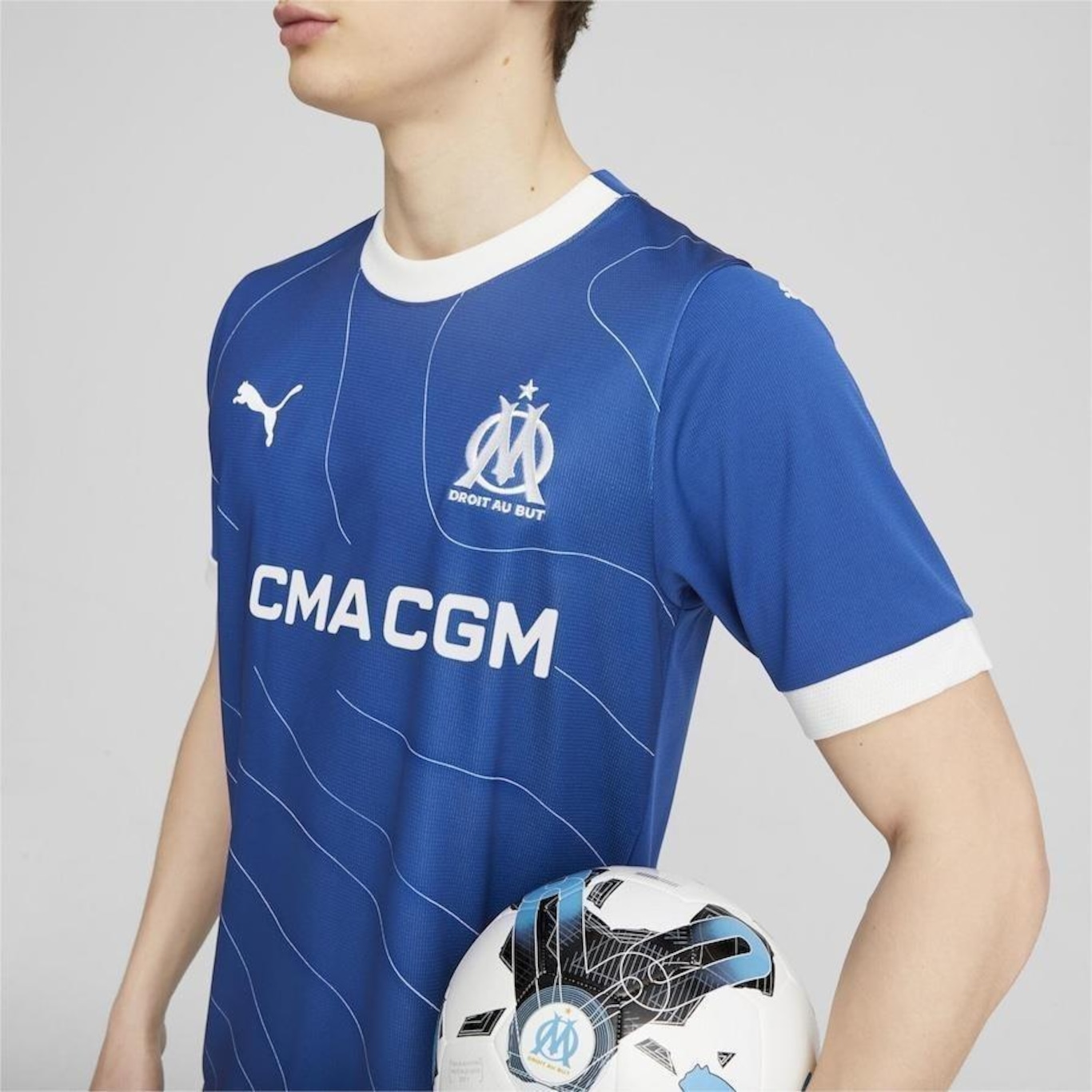 Camisa Olympique de Marseille 23/24 Away Puma - Masculina - Foto 5