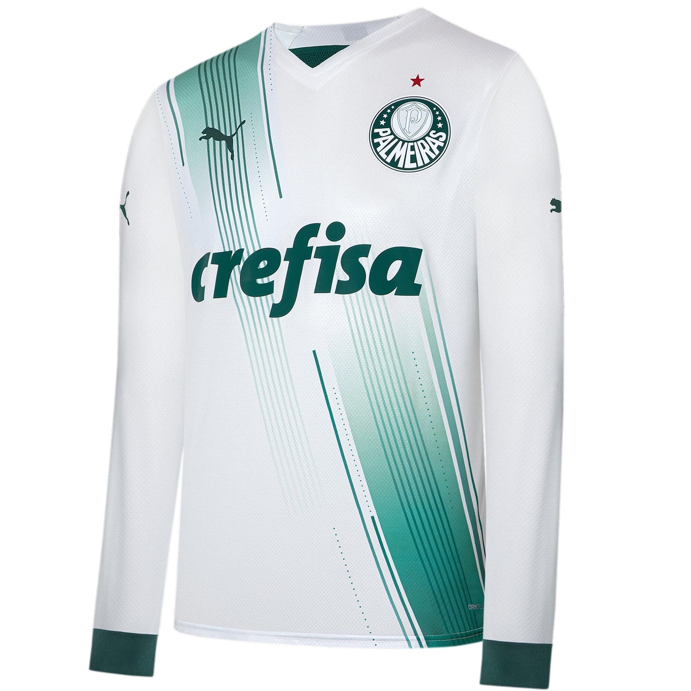 Camisa Manga Longa do Palmeiras Away Torcedor Puma - Masculina - Foto 1