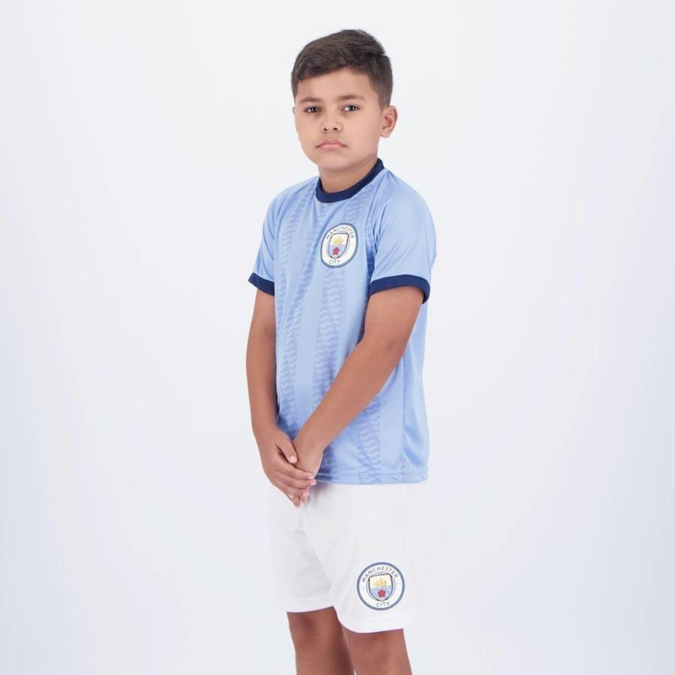 Conjunto Manchester City Maine SPR - Infantil - Foto 1