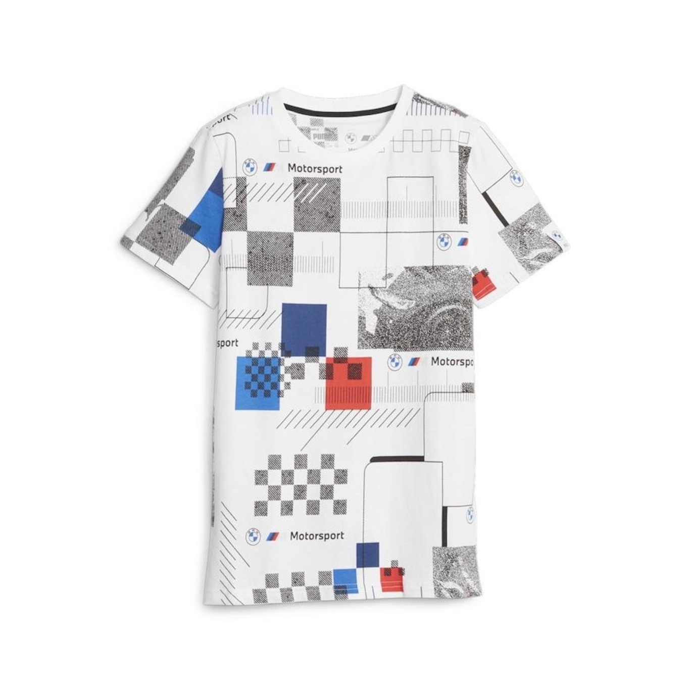 Camiseta Puma Bmw M Motorsport All-Over-Print - Infantil - Foto 1