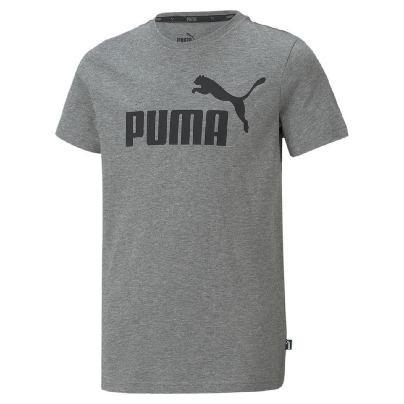 Camiseta Puma Essentials Ess Logo Tee B - Infantil - Foto 1