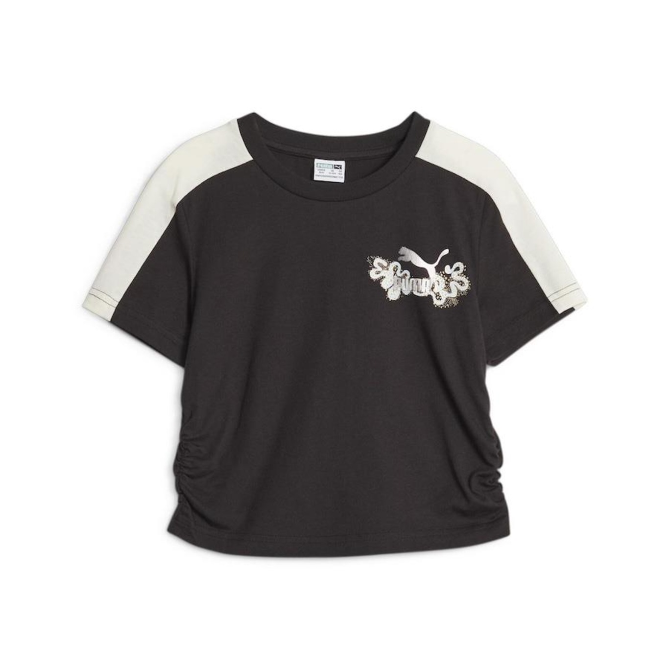 Camiseta Puma T7 Flwr - Infantil - Foto 1