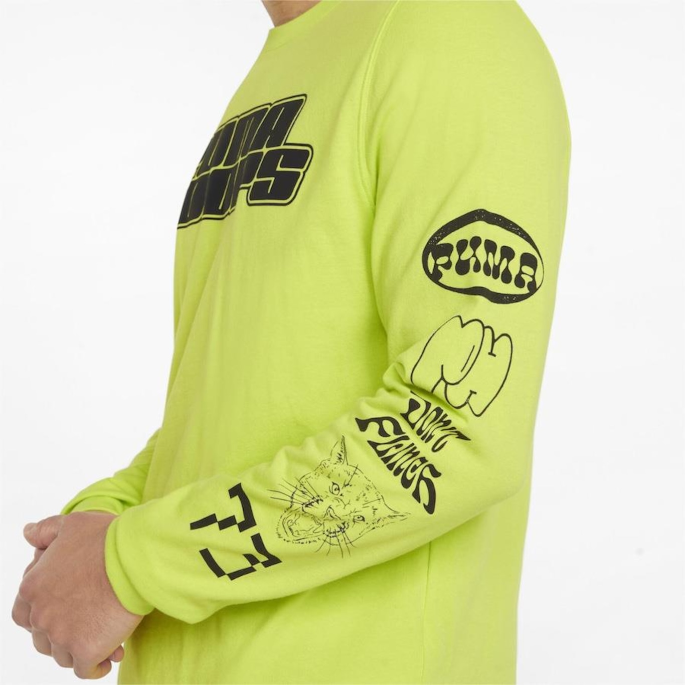 Camiseta Manga Longa Puma Qualifier Long Sleeve Basketball - Masculina - Foto 6