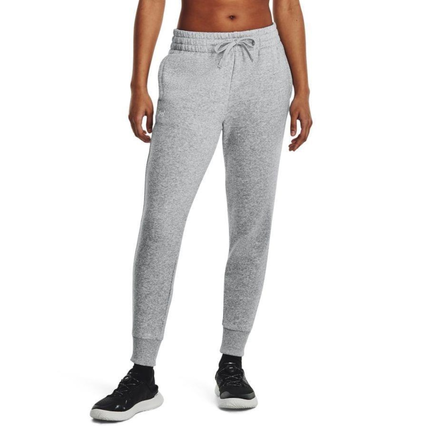 Calça Jogger Under Armour Essential Fleece - Feminina - Foto 1