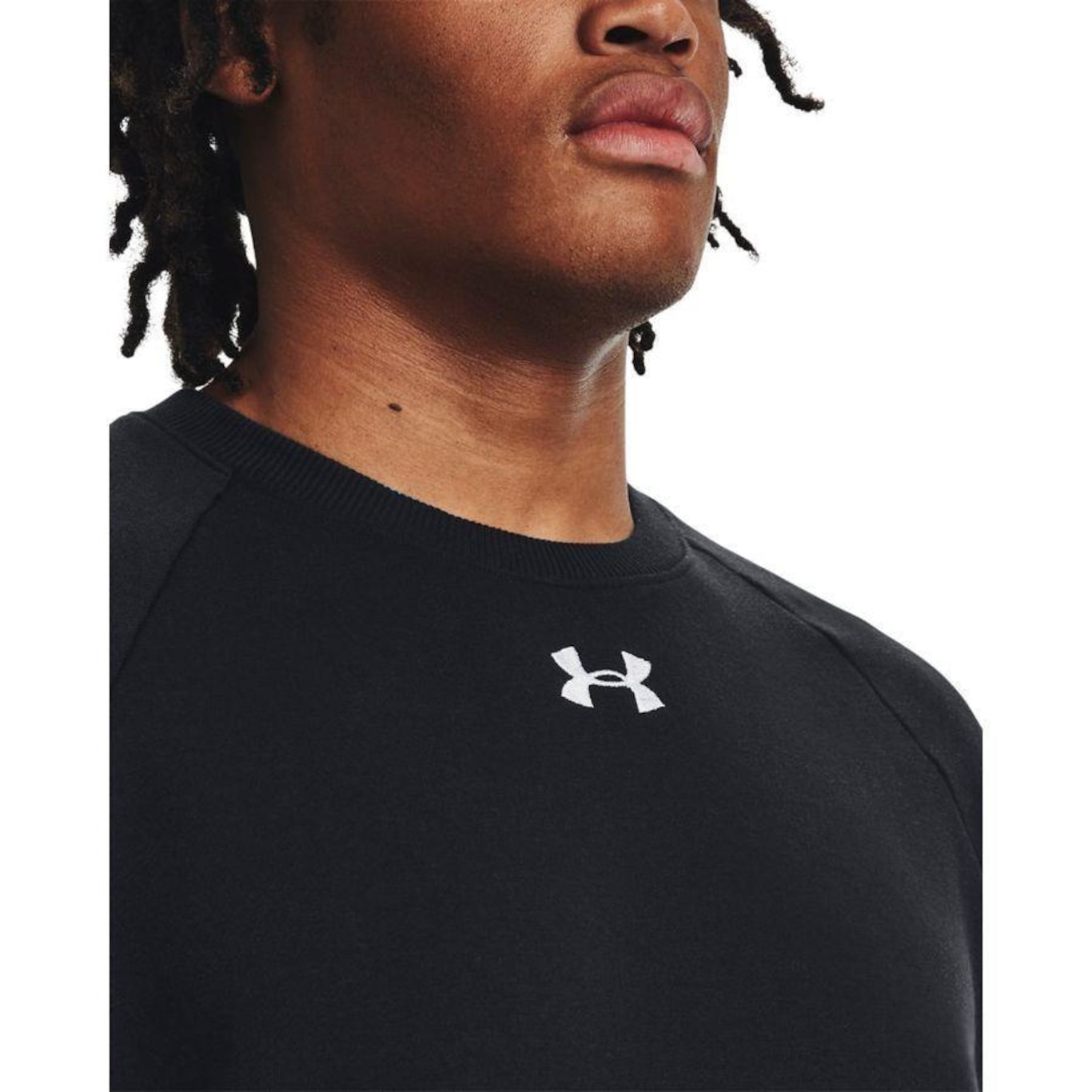 Blusão Under Armour Rival Flee Crew - Masculino - Foto 4