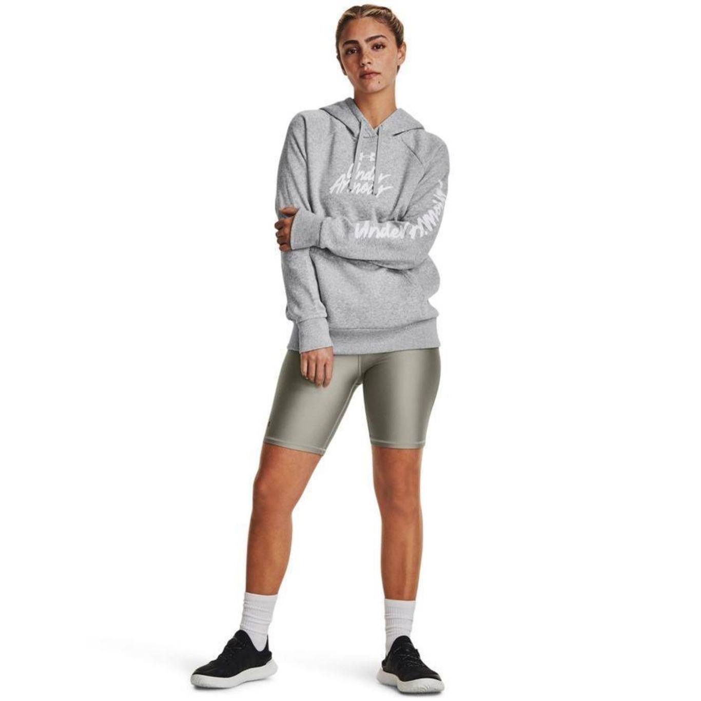 Blusão de Moletom de Treino Under Armour Rival Fleece - Feminino - Foto 6