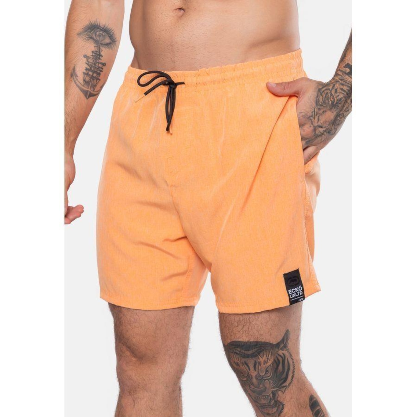 Shorts Ecko Elástico - Masculino - Foto 1