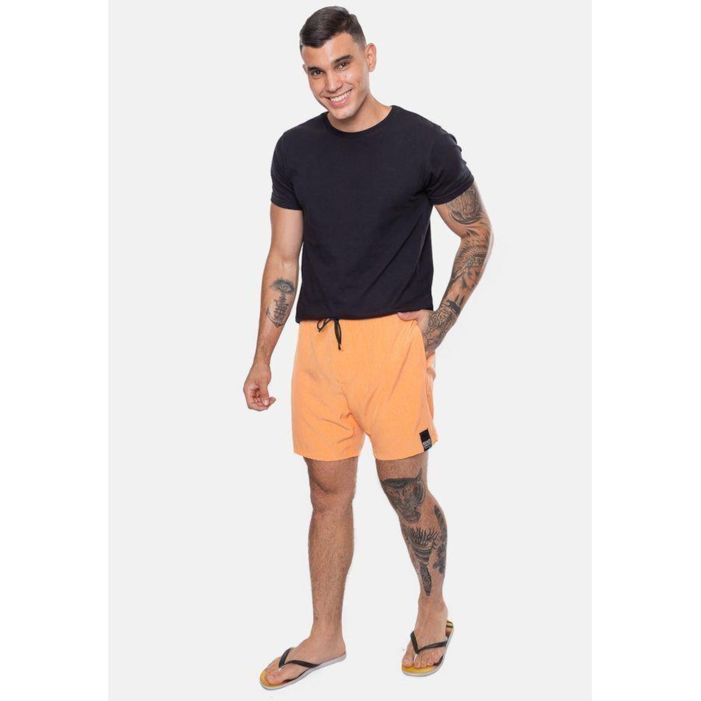 Shorts Ecko Elástico - Masculino - Foto 4