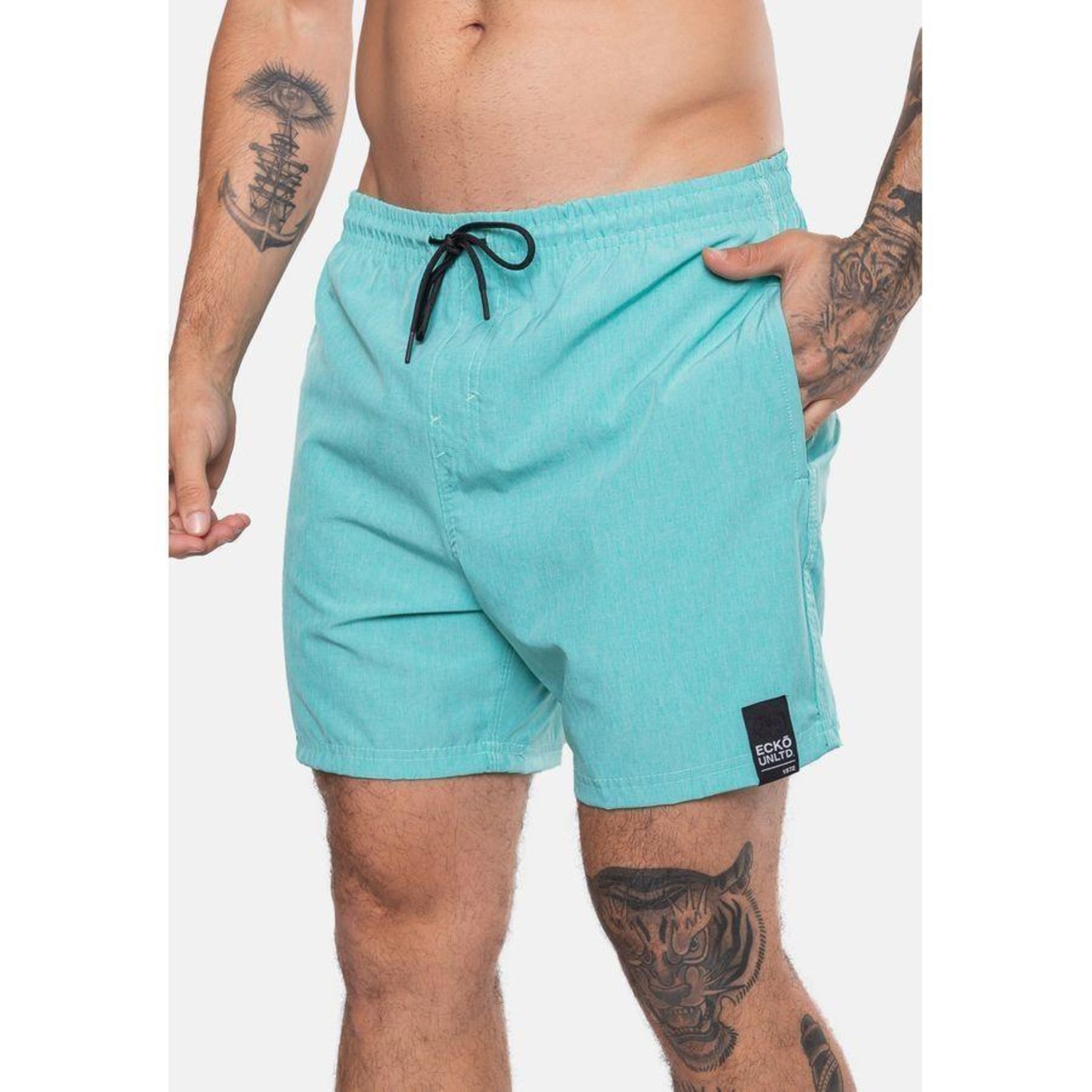 Shorts Ecko Fashion Basic Ticle - Masculino - Foto 1