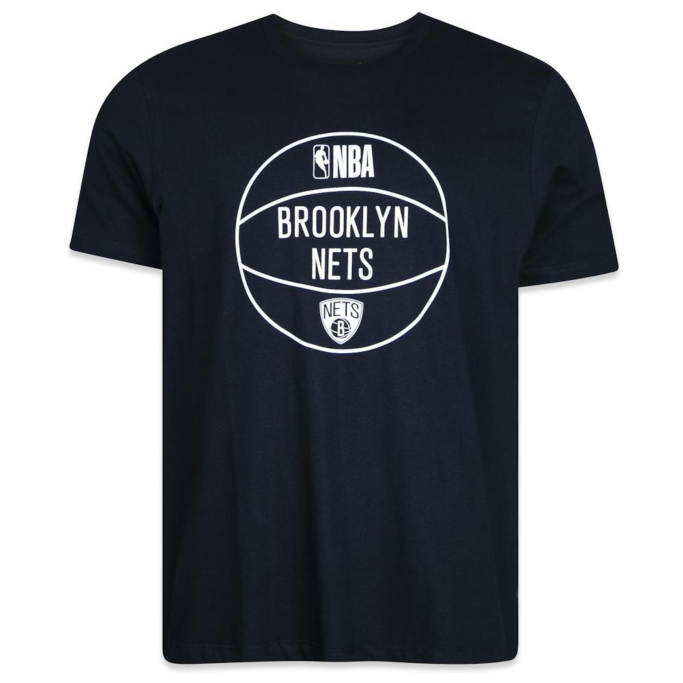 Camiseta New Era Regular Brooklyn Nets Core NBA - Masculina - Foto 1