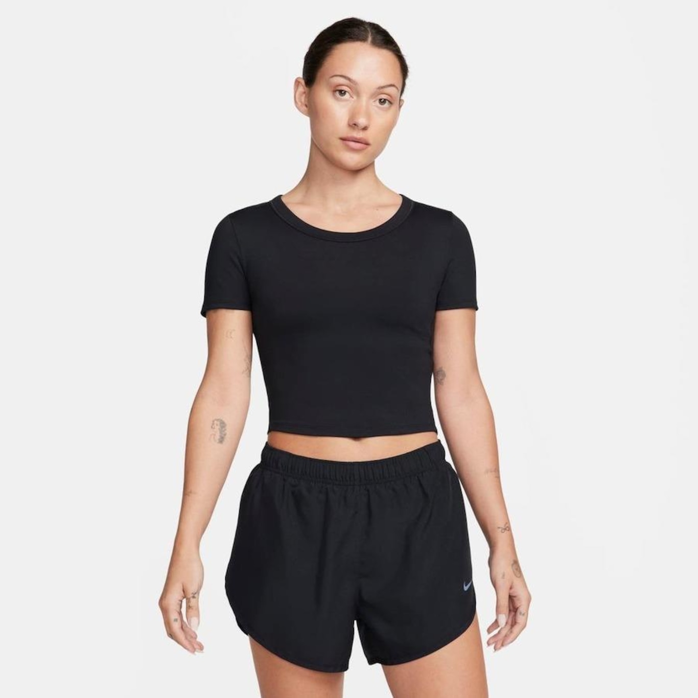 Camiseta Nike Dri-Fit One Cropped - Feminina - Foto 1