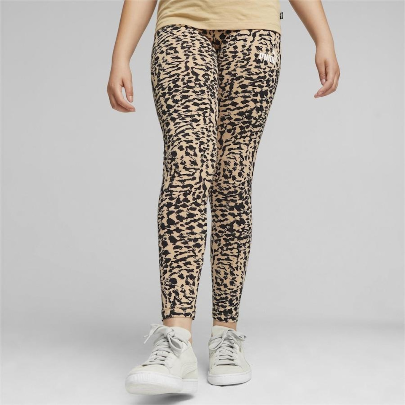 Calça Legging Puma Ess+ Animal - Infantil - Foto 3