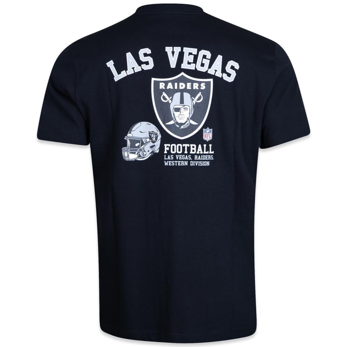 Camiseta New Era Regular Las Vegas Raiders Club House - Masculina - Foto 2