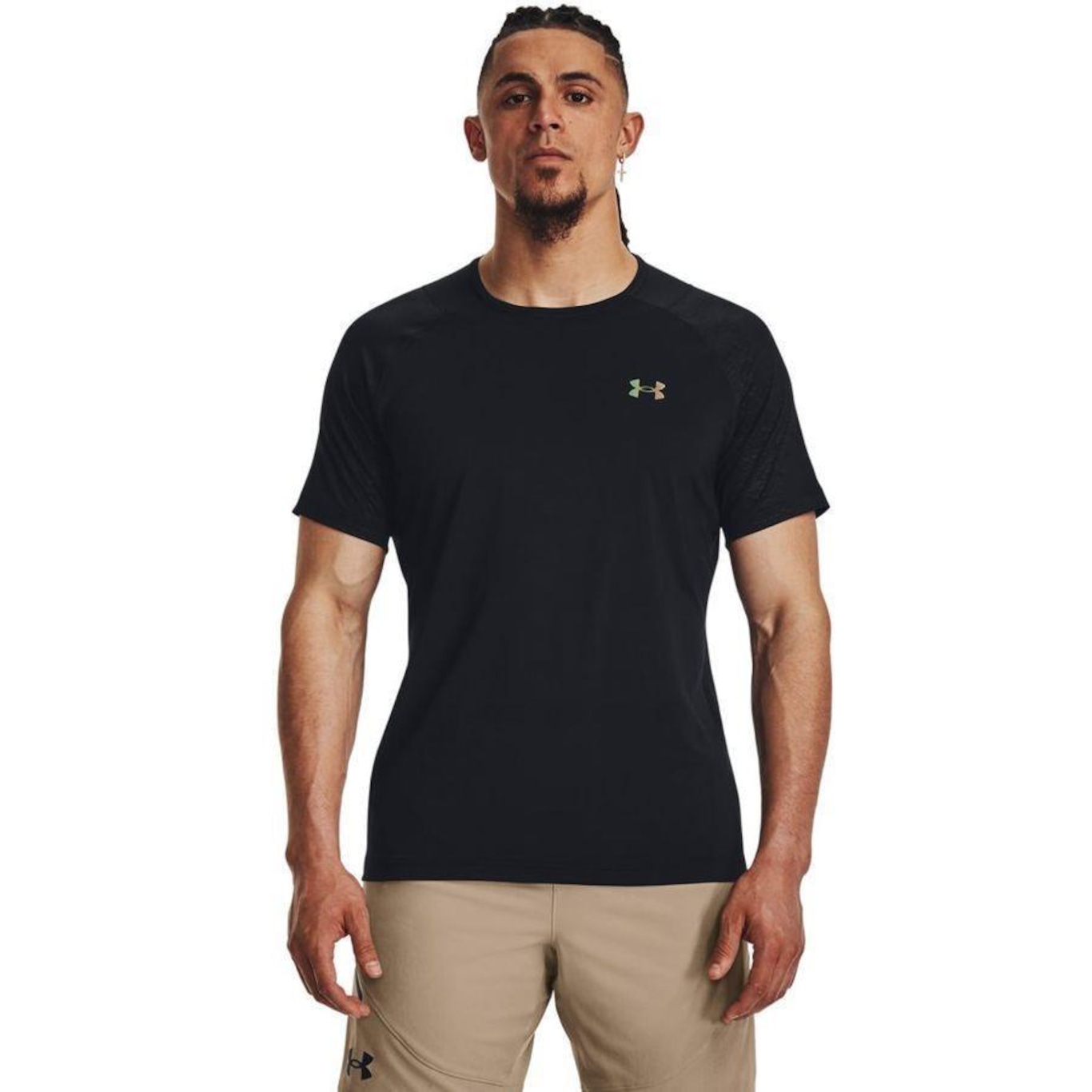 Camiseta de Treino Under Armour Rush Emboss - Masculina - Foto 1