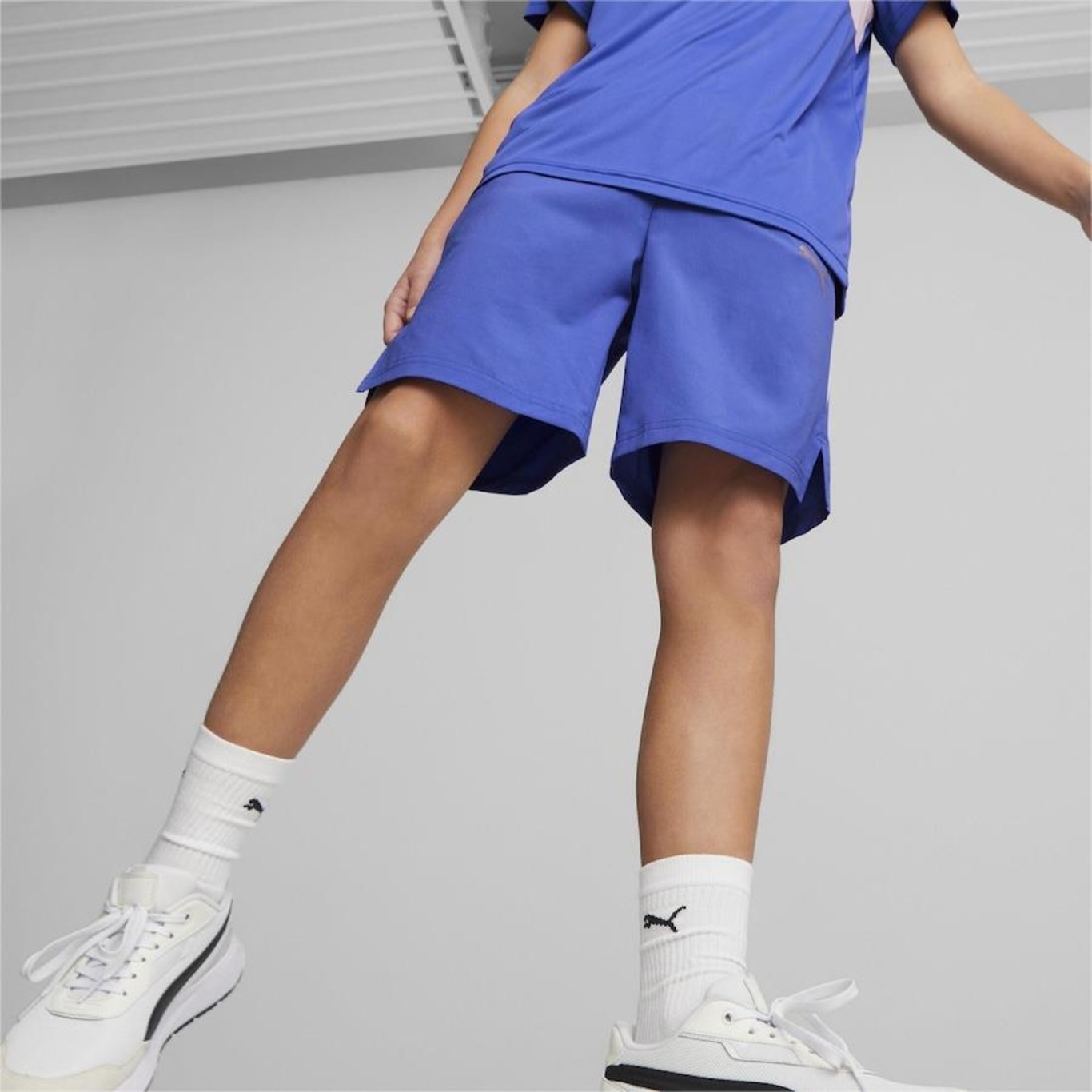 Shorts Puma Active Sports Woven - Infantil - Foto 1