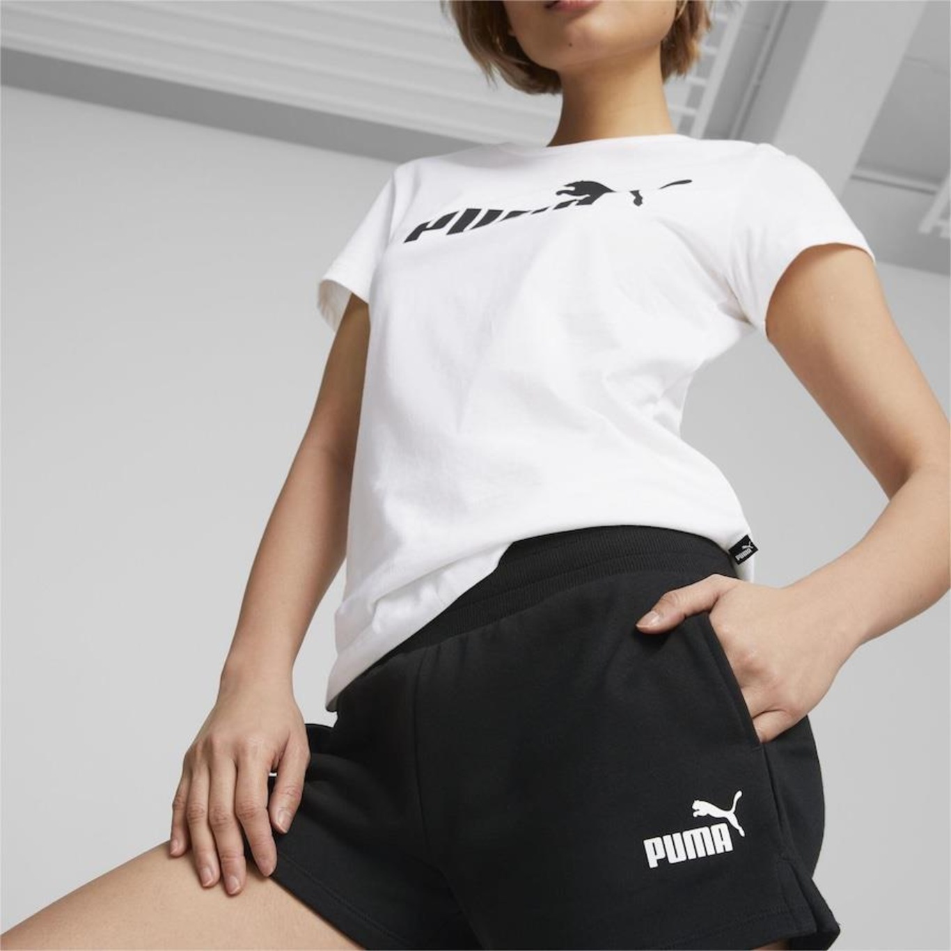 Shorts Puma Essentials Terry - Feminino - Foto 2