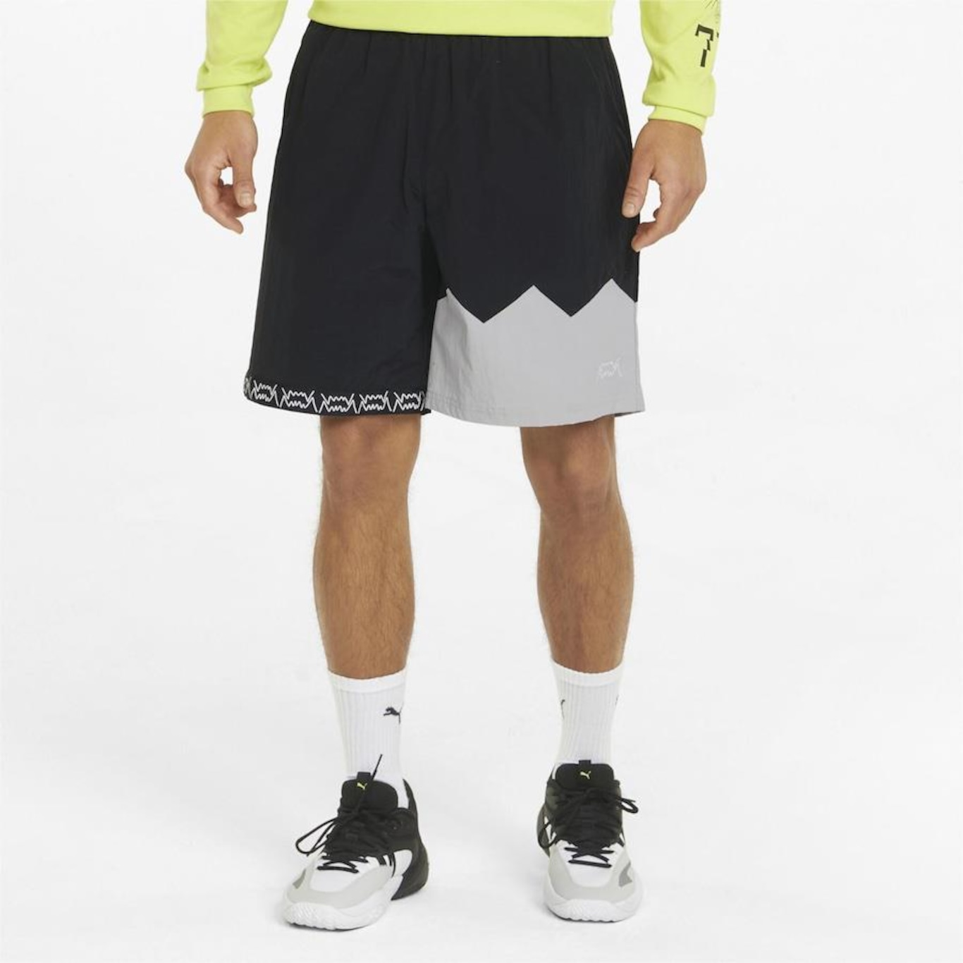 Shorts Puma Jaws Woven Basketball - Masculino - Foto 1