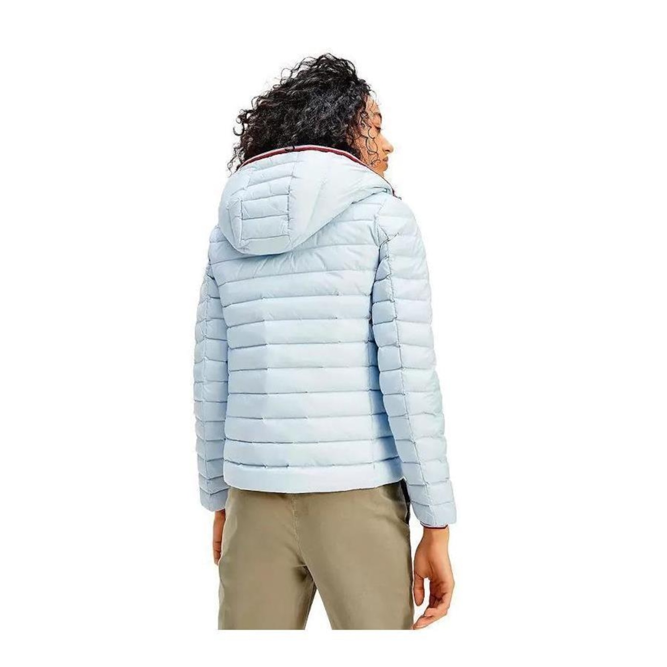 Jaqueta Puffer Tommy Hilfiger Padded Global - Feminina - Foto 2