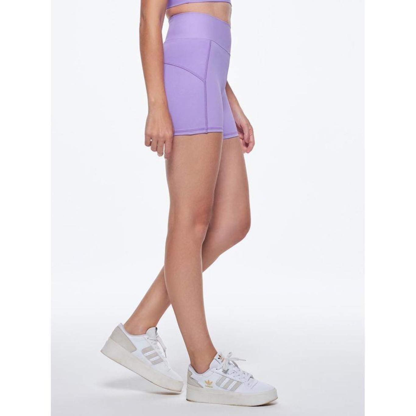 Shorts Bodyforsure Liso Step - Feminino - Foto 4