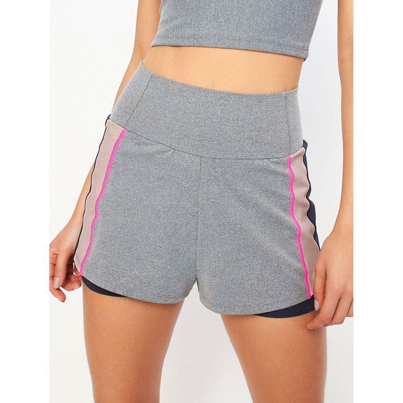 Shorts Bodyforsure Liso Bridge - Feminino - Foto 1