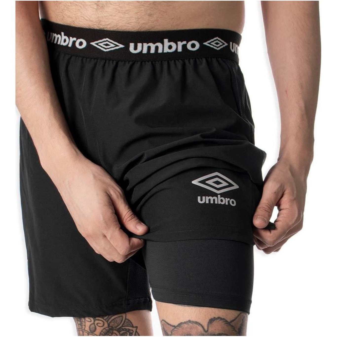 Bermuda Masculina Esportiva Umbro Diamond Elite - Foto 5