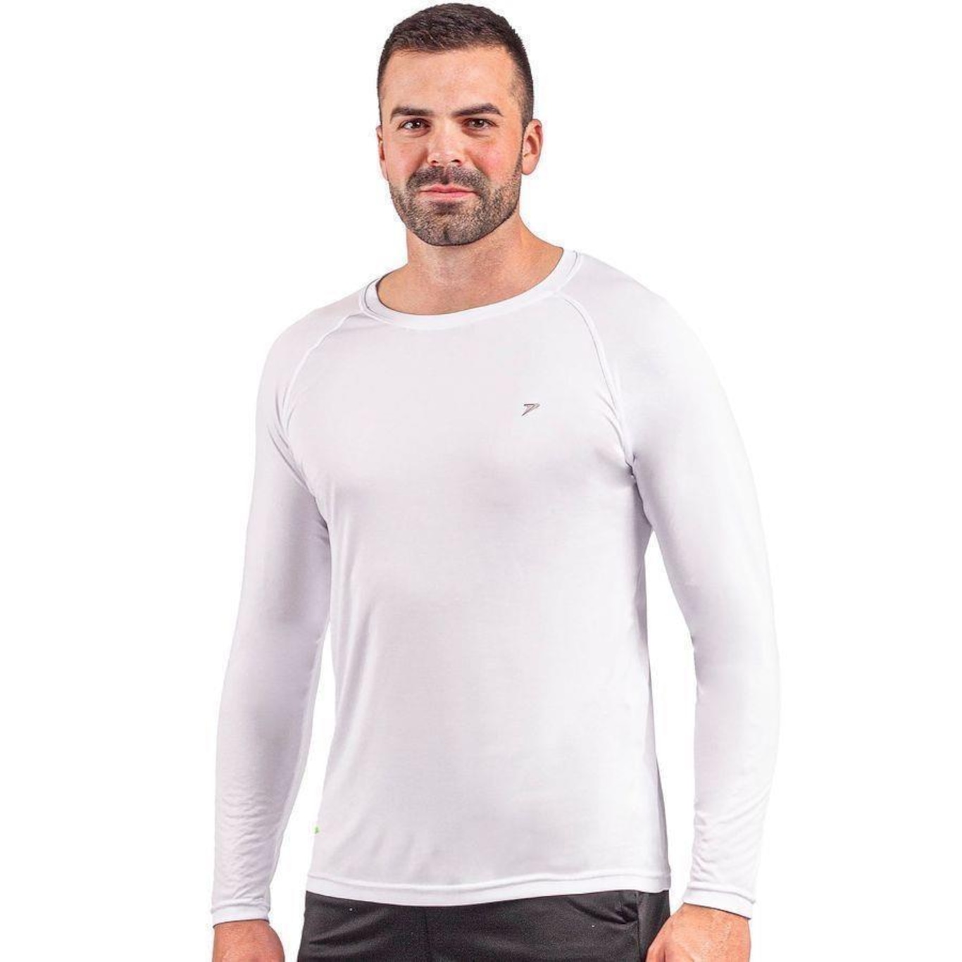 Camiseta Poker Manga Longa Fator de Proteção Uv 50+ - Masculina - Foto 1