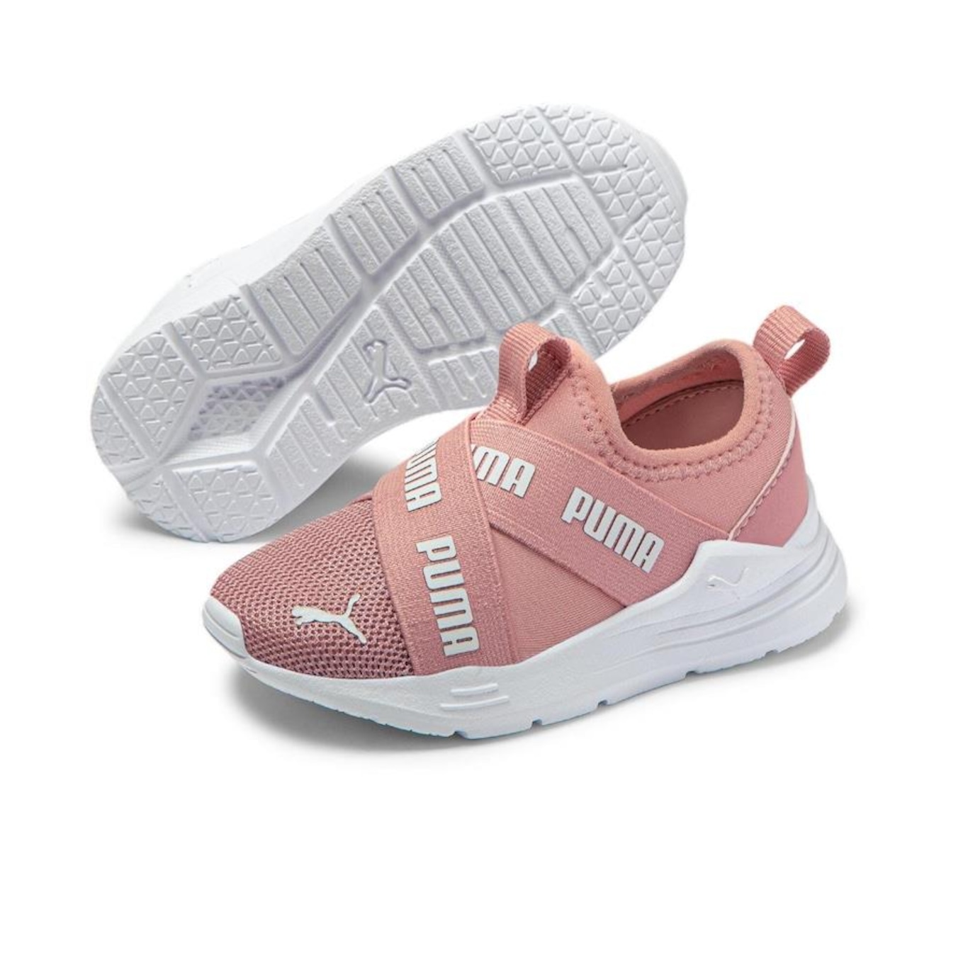 Tênis Puma Wired Run Slip-On - Infantil - Foto 2