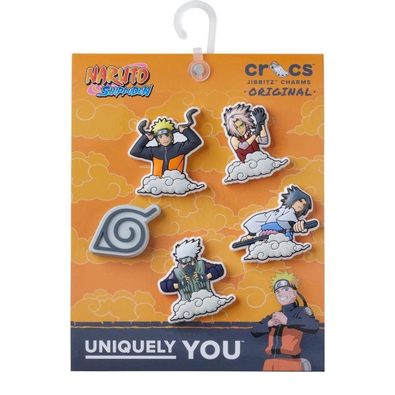 Jibbitz Crocs Naruto Uzumaki Pack com 5 Peças - Foto 4