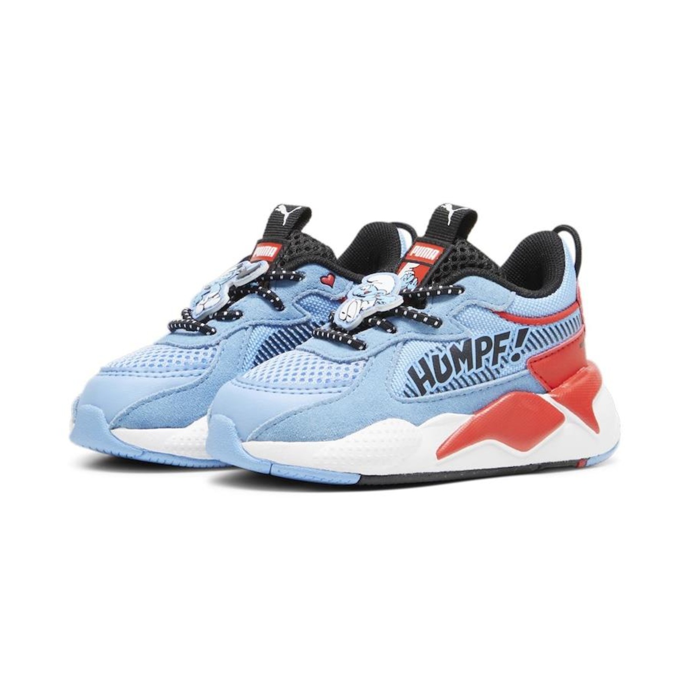 Tênis Puma Rs-X Puma X The Smurfs - Infantil - Foto 2