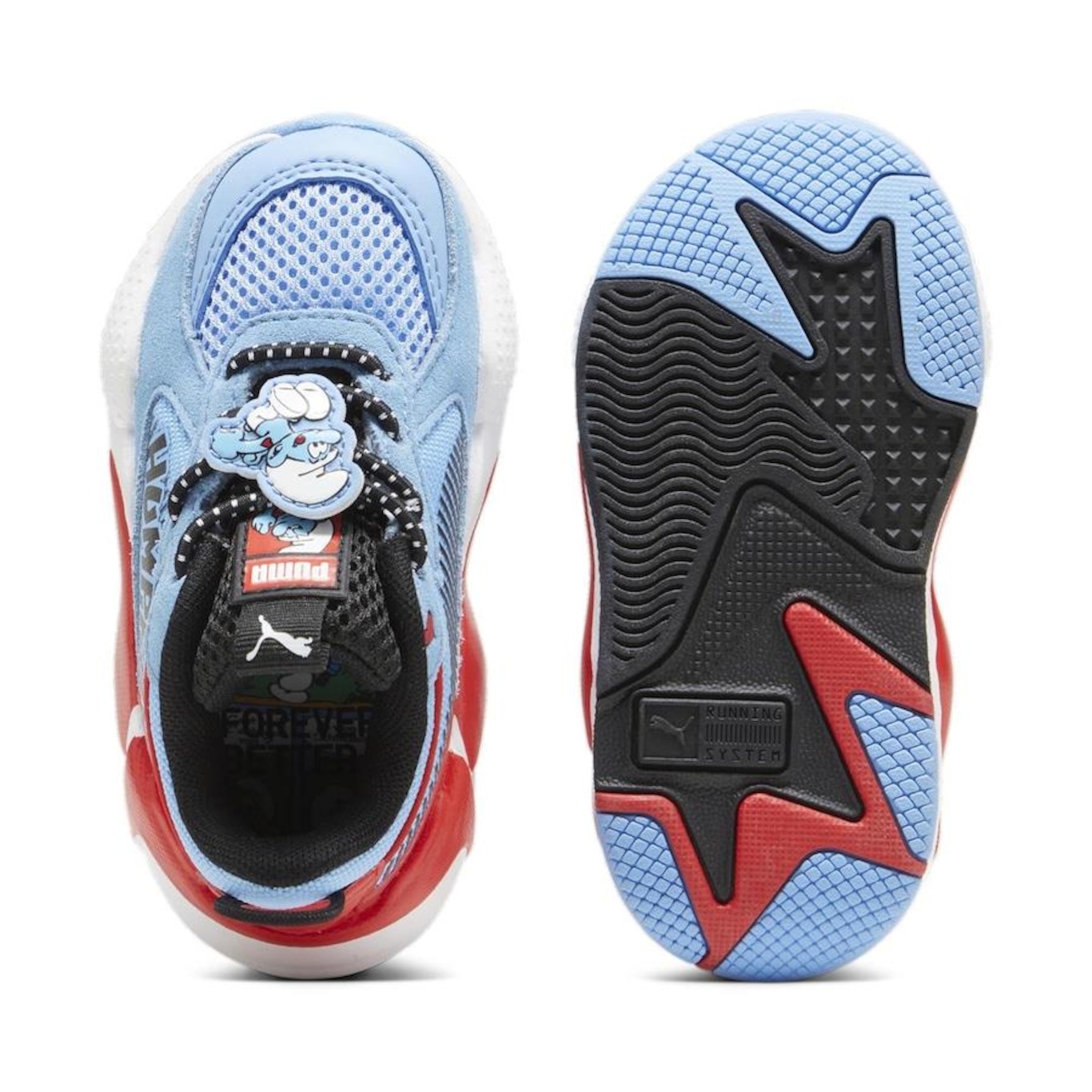 Tênis Puma Rs-X Puma X The Smurfs - Infantil - Foto 4