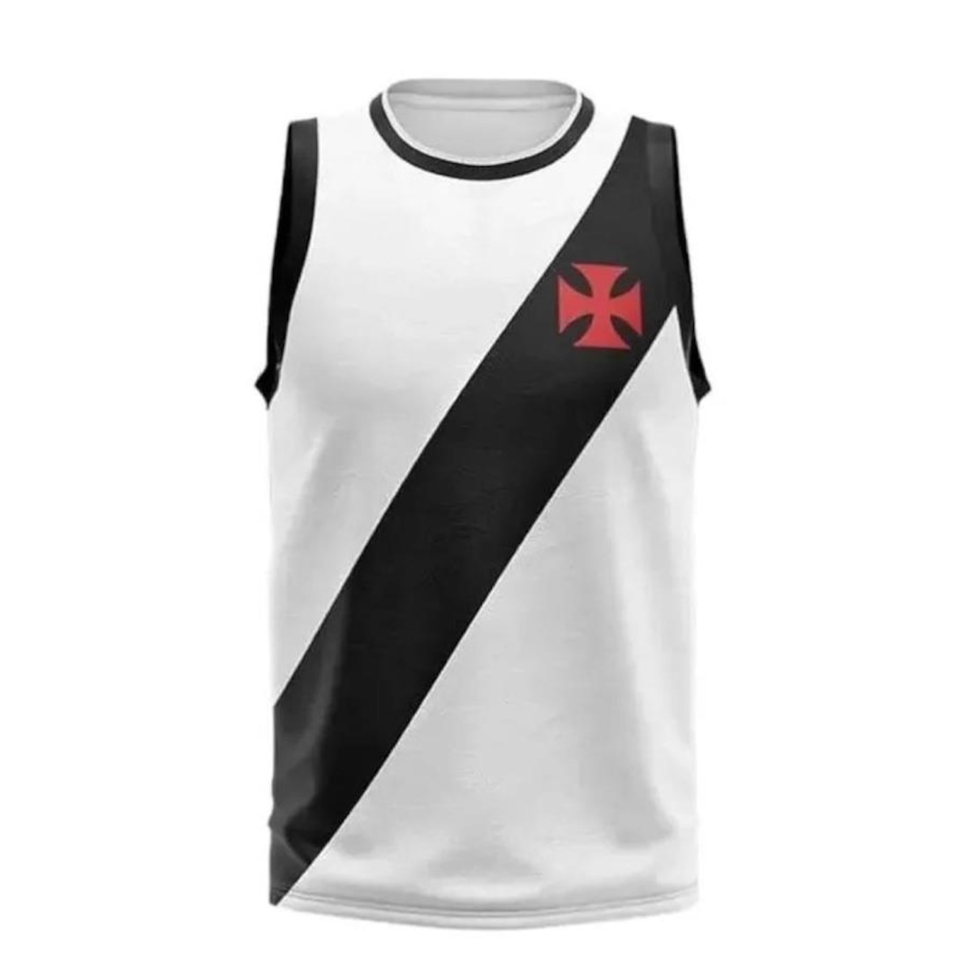 Camiseta Regata Braziline Vasco da Gama Blooming - Masculina - Foto 1