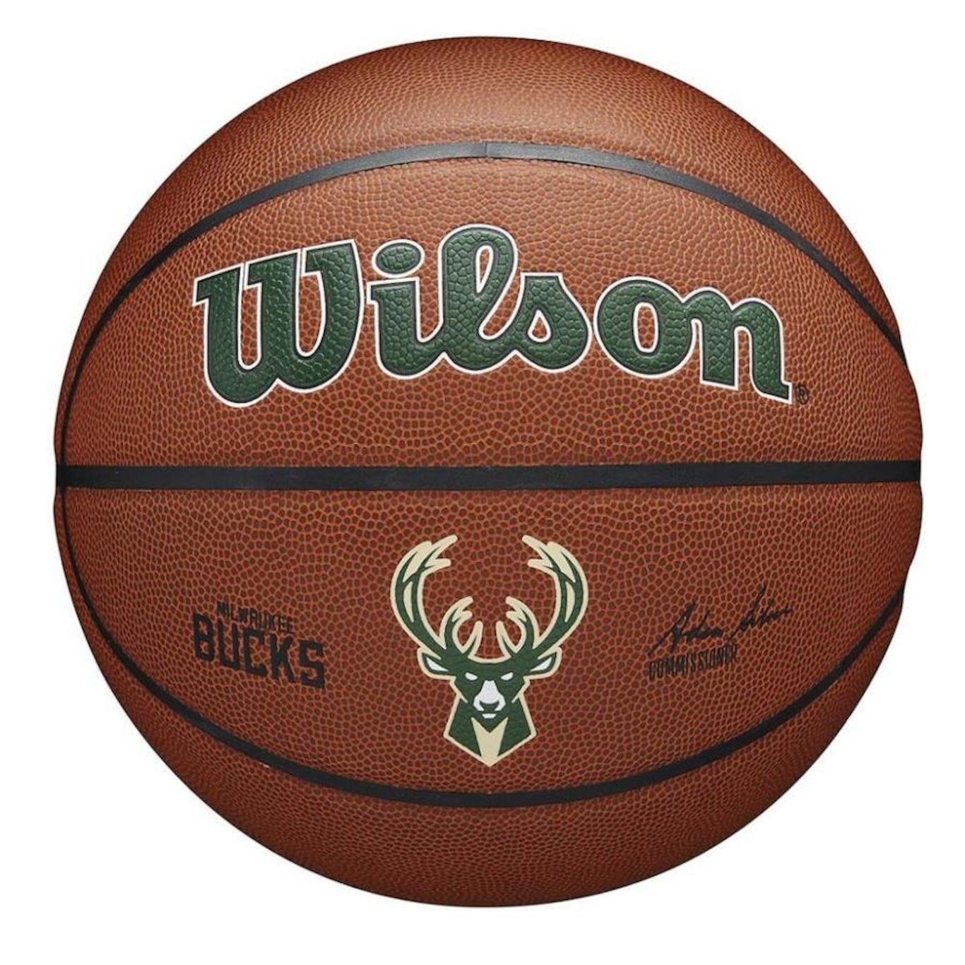 Bola de Basquete Wilson Milwaukee Bucks Team Alliance 7 - Foto 1