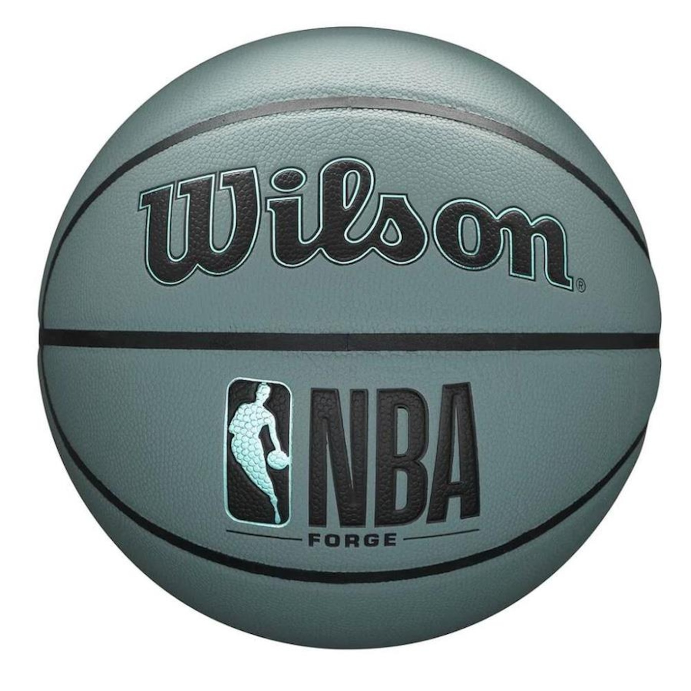 Bola de Basquete Wilson Nba Forge Cinza Tamanho Oficial - Foto 1