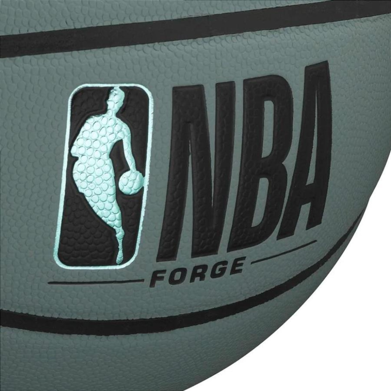 Bola de Basquete Wilson Nba Forge Cinza Tamanho Oficial - Foto 4