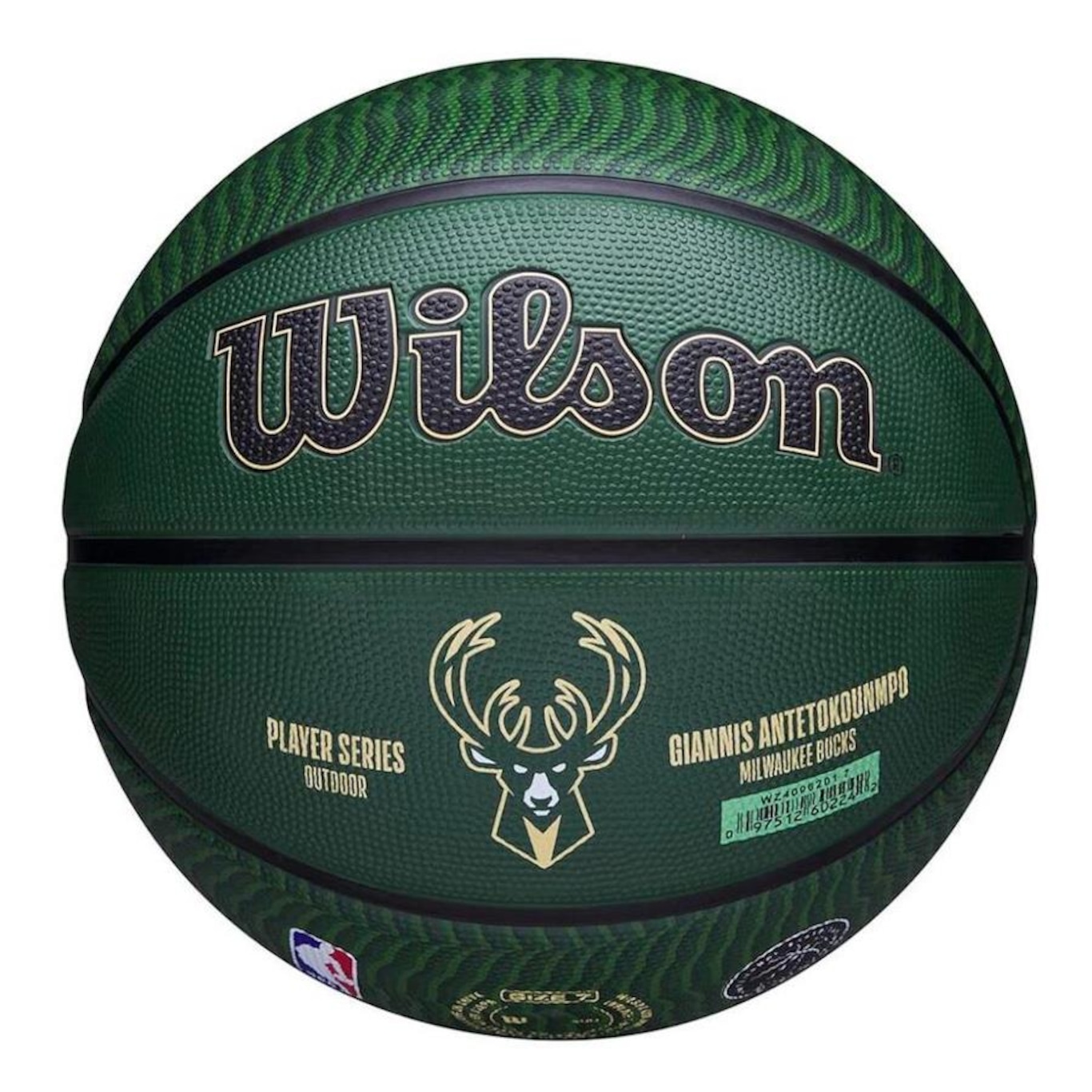 Bola de Basquete Wilson Nba Giannis Antetokounmpo 34 Bucks - Foto 4