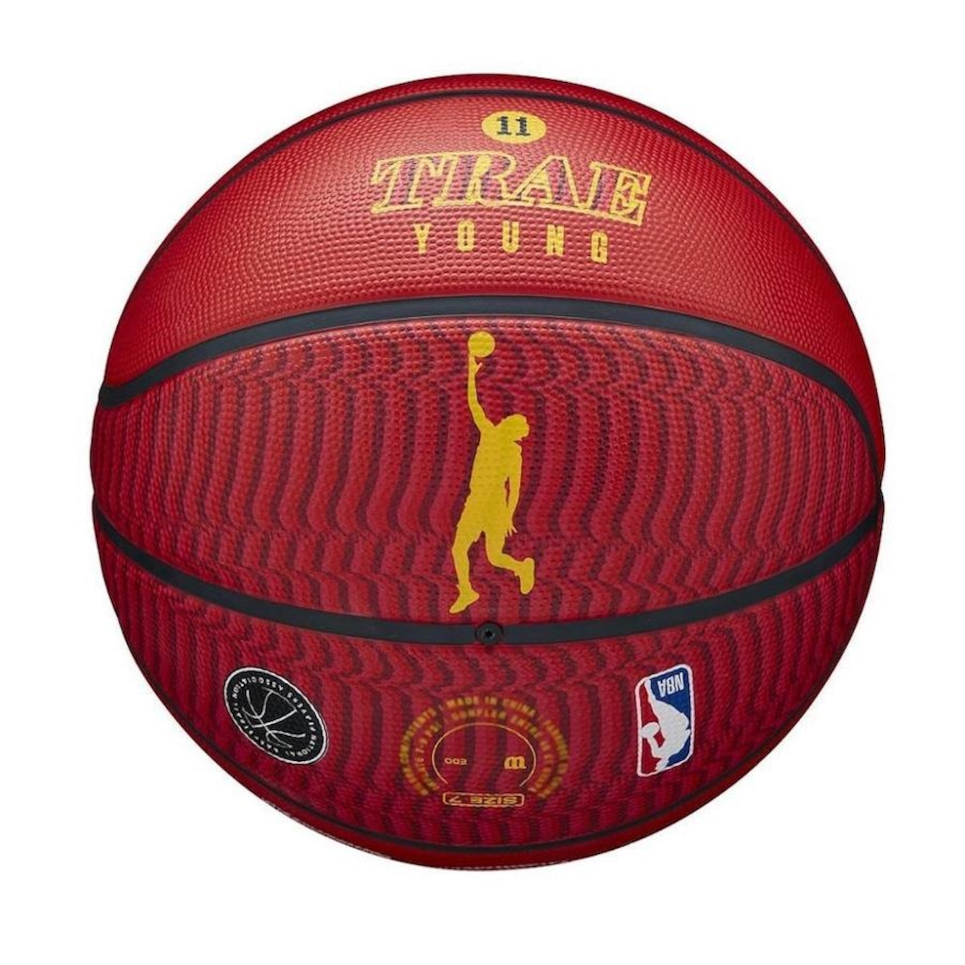 Bola de Basquete Wilson Nba Trae Young Atlanta Hawks Outdoor - Foto 3