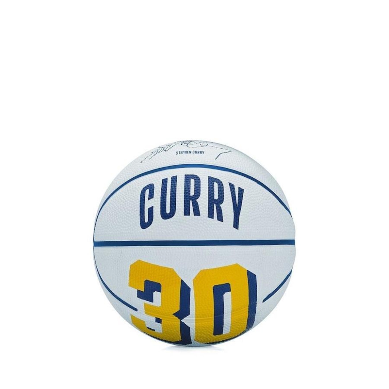 Bola de Basquete Wilson Nba Stephen Curry 30 Warriors Mini - Foto 1