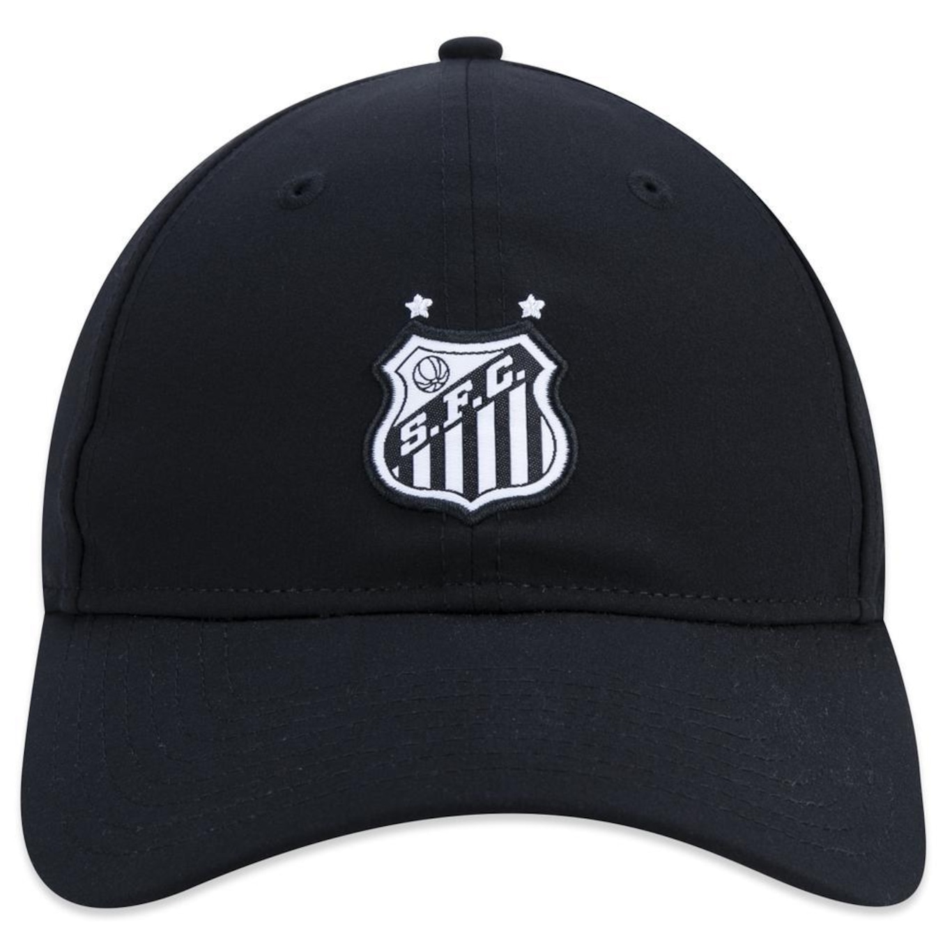 Boné Aba Curva New Era 9Twenty Santos Futebol - Strapback - Adulto - Foto 3