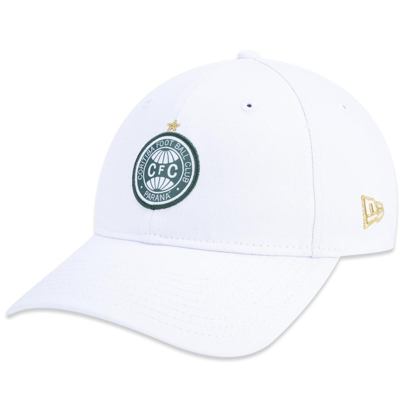 Boné Aba Curva New Era 9Twenty Coritiba Futebol - Strapback - Adulto - Foto 1